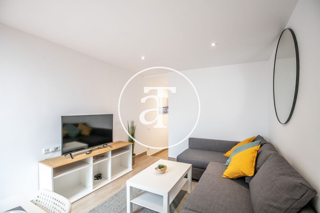 Monthly rental penthouse with 1 bedroom and amazing private terrace on Paseo Sant Joan 13