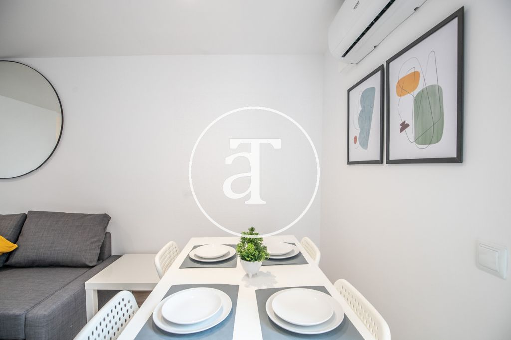 Monthly rental penthouse with 1 bedroom and amazing private terrace on Paseo Sant Joan 15