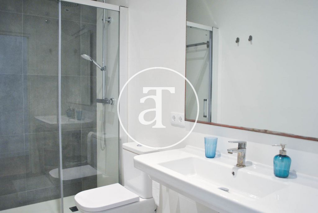 Monthly rental apartment with 3 bedrooms and terrace well communicated with Barcelona 41