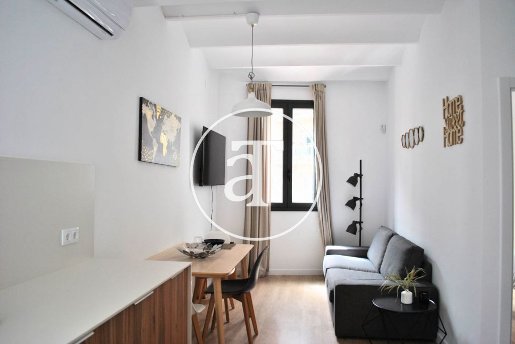Monthly rental apartment with 3 bedrooms and terrace well communicated with Barcelona 3