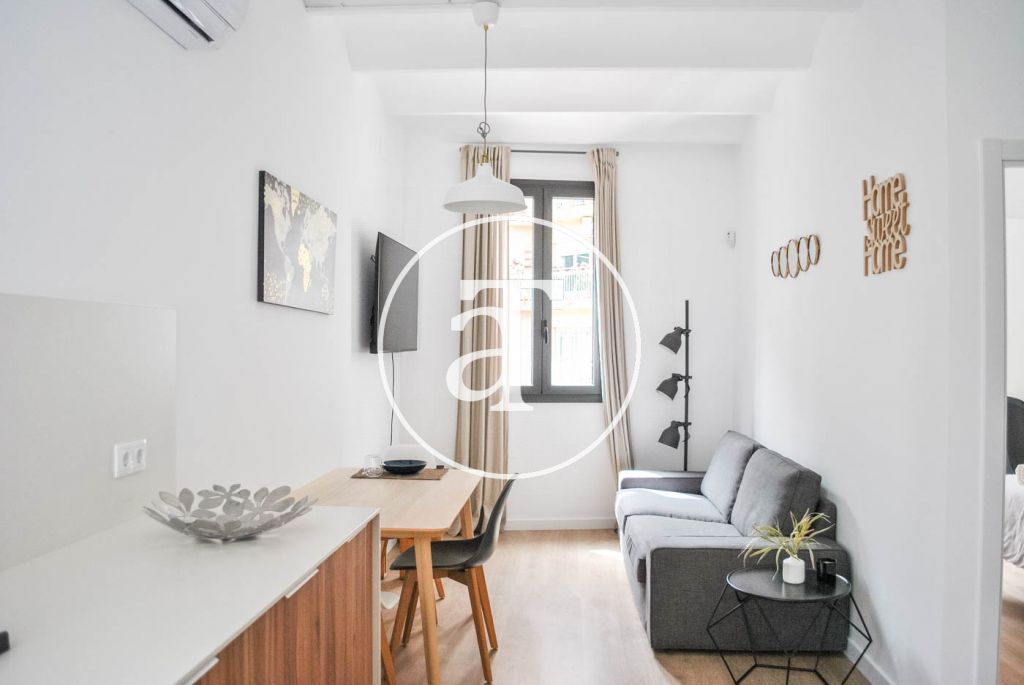 Monthly rental apartment with 3 bedrooms and terrace well communicated with Barcelona 6