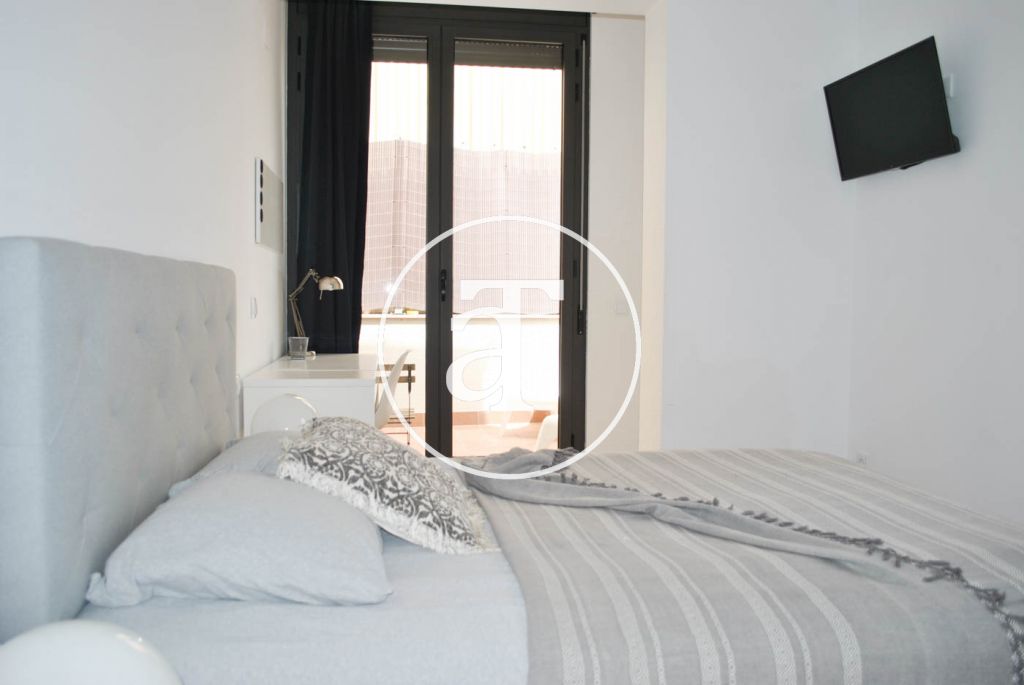 Monthly rental apartment with 3 bedrooms and terrace well communicated with Barcelona 28
