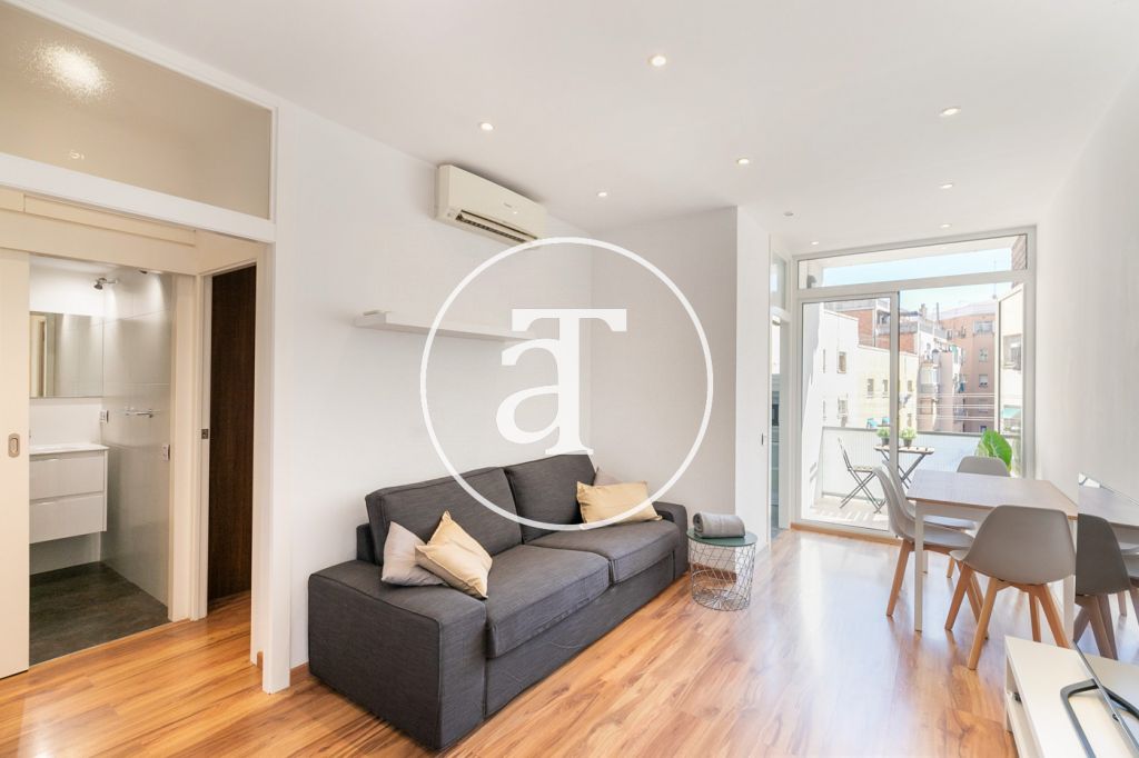 Monthly rental apartment with 2 bedrooms, study and terrace near Park Güell 2