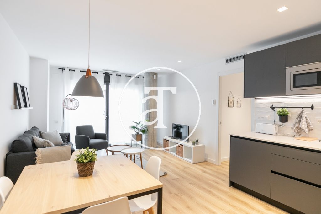 Monthly rental apartment with 2 double bedrooms in Barcelona