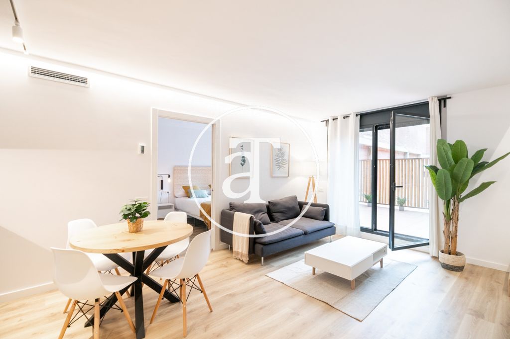 Monthly rental duplex with 2 double bedrooms in Barcelona