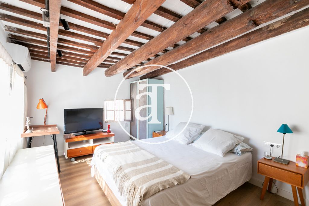 Appartement temporaire à louer avec 1 chambre, 1 salle de bain et terrasse à El Born 14