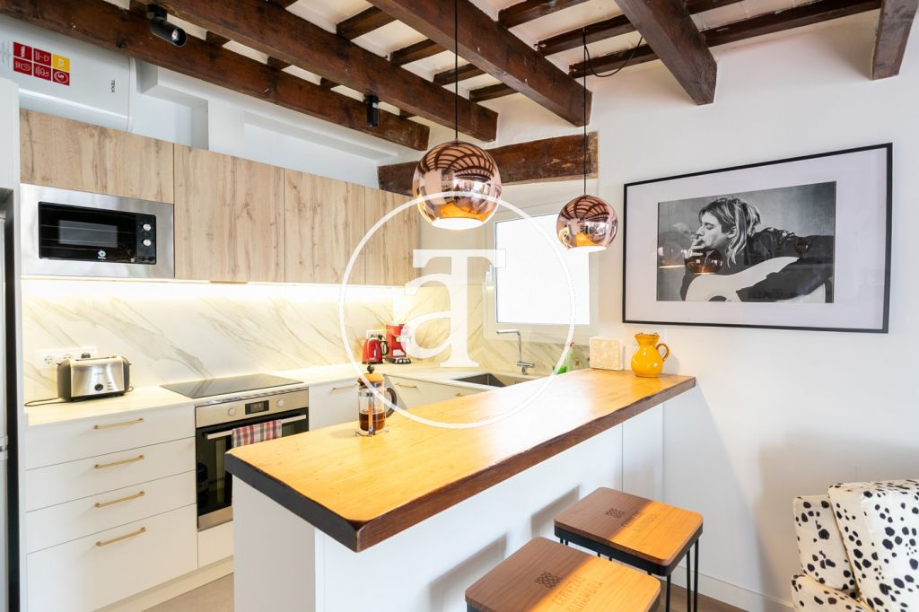 Appartement temporaire à louer avec 1 chambre, 1 salle de bain et terrasse à El Born 12