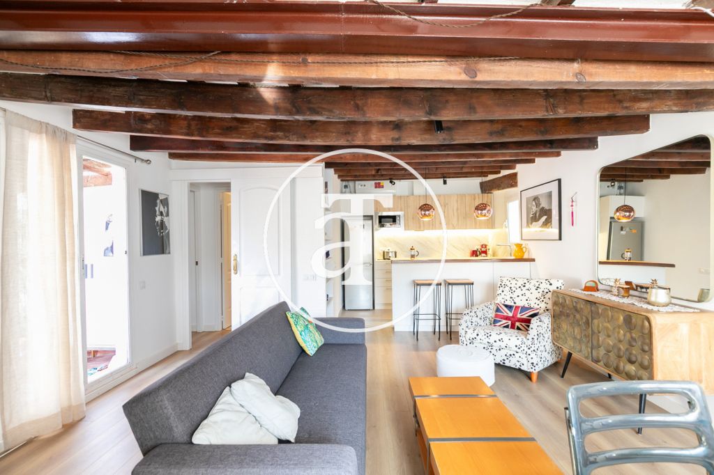 Appartement temporaire à louer avec 1 chambre, 1 salle de bain et terrasse à El Born 9