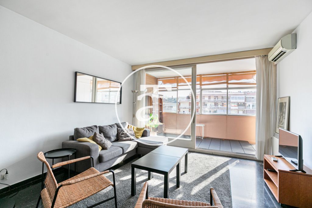 Monthly rental apartment with 4 bedroom in Les Corts