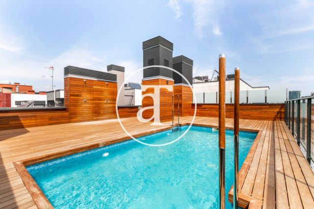Monthly rental flat with 2 double bedrooms in Barcelona 31