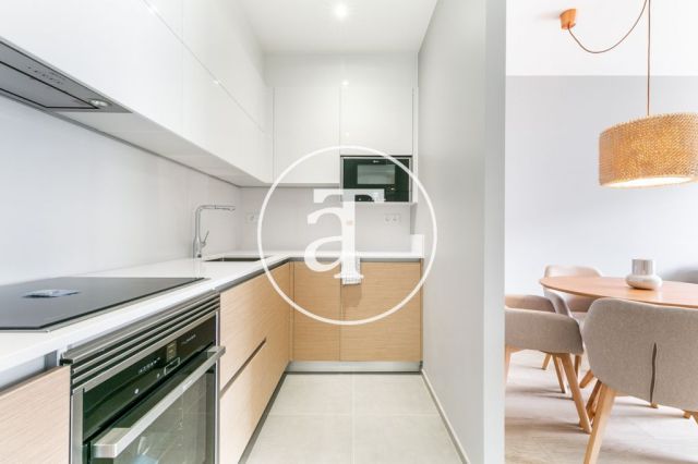 Monthly rental flat with 2 double bedrooms in Barcelona 14