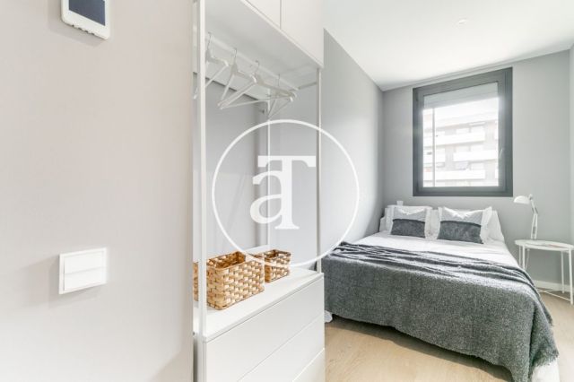 Monthly rental flat with 2 double bedrooms in Barcelona 20