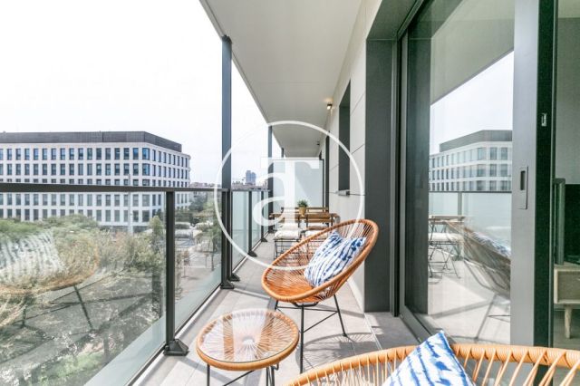 Monthly rental flat with 2 double bedrooms in Barcelona 7