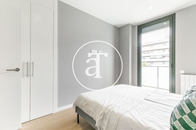 Monthly rental flat with 2 double bedrooms in Barcelona 19