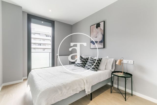 Monthly rental flat with 2 double bedrooms in Barcelona 16