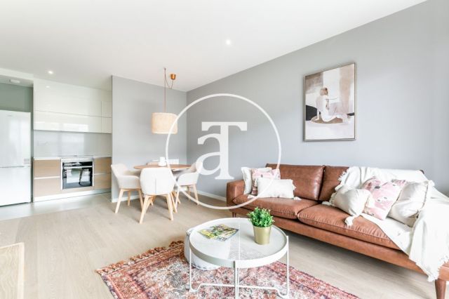 Monthly rental flat with 2 double bedrooms in Barcelona 6