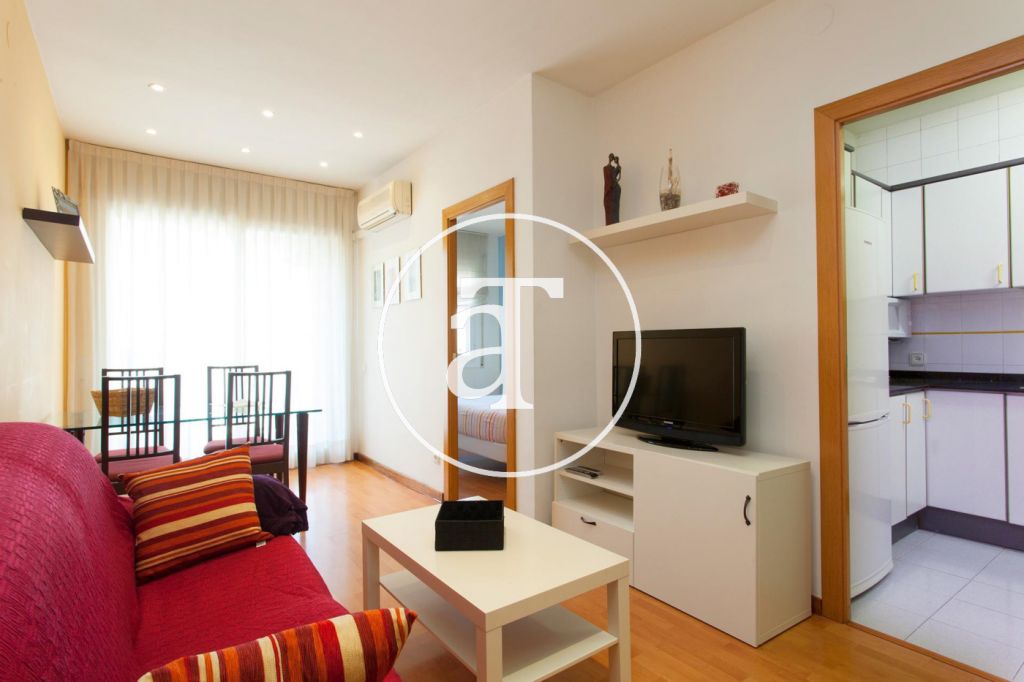 Alquiler temporal de apartamento de 2 habitaciones con terraza en Sant Martí, Barcelona 2