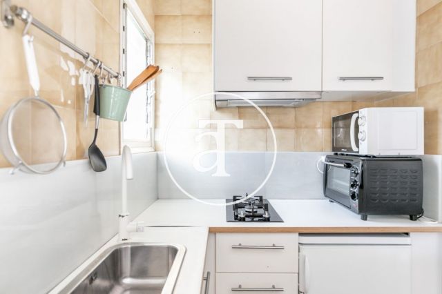 1 chambre à coucher en location temporaire à Villa de Gracia 15