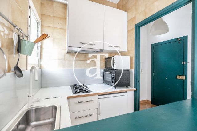 1 chambre à coucher en location temporaire à Villa de Gracia 14