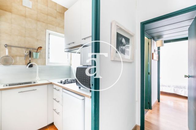 1 chambre à coucher en location temporaire à Villa de Gracia 17