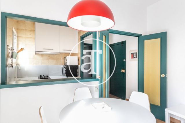 1 chambre à coucher en location temporaire à Villa de Gracia 6