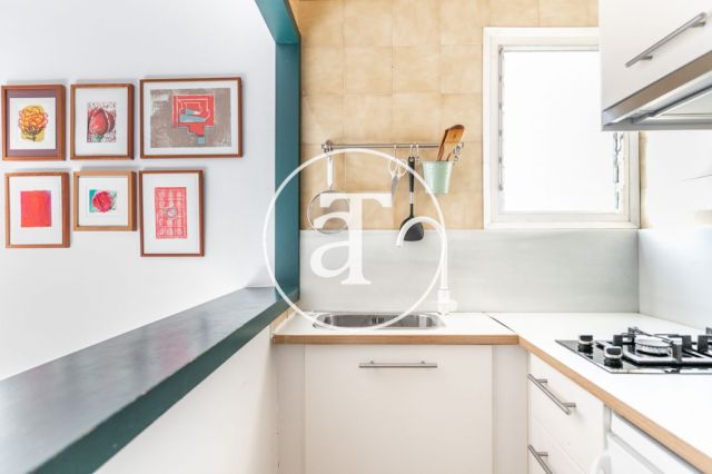 1 chambre à coucher en location temporaire à Villa de Gracia 16