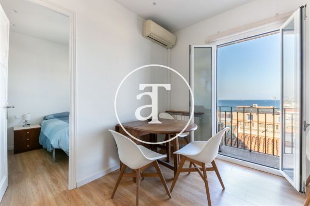 Appartement à louer pour de courtes durées avec vue sur la mer à Barcelone