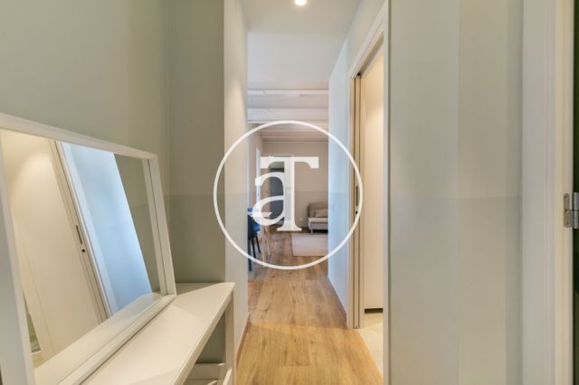 Apartamento de alquiler temporal de 2 habitaciones dobles en Eixample 18