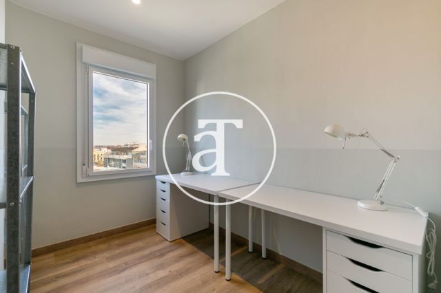 Apartamento de alquiler temporal de 2 habitaciones dobles en Eixample 26