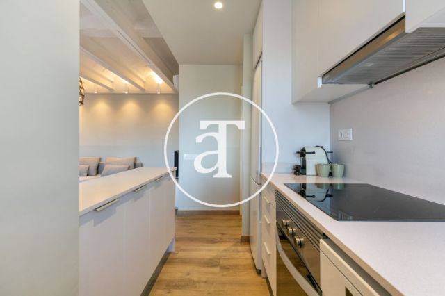 Apartamento de alquiler temporal de 2 habitaciones dobles en Eixample 16