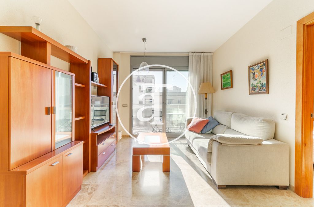 Monthly rental apartment with 2 double bedrooms in Gracia 2
