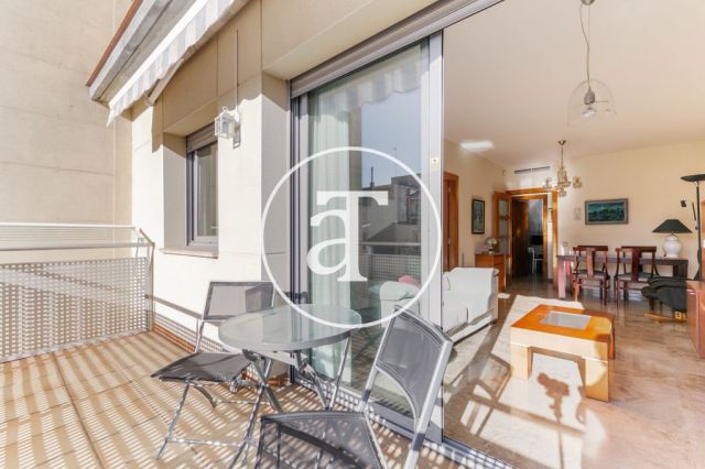 Monthly rental apartment with 2 double bedrooms in Gracia 9
