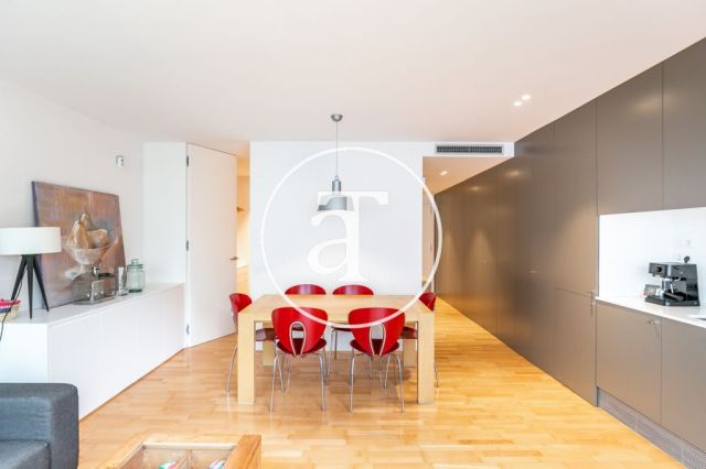 Monthly rental apartment with outdoor terrace steps from Parque Güell 5