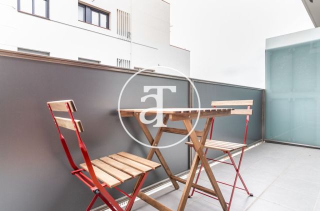 Monthly rental apartment with outdoor terrace steps from Parque Güell 14