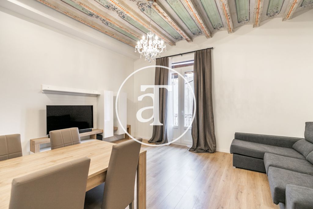 Monthly rental apartment with 2 bedroom in central area of Barcelona