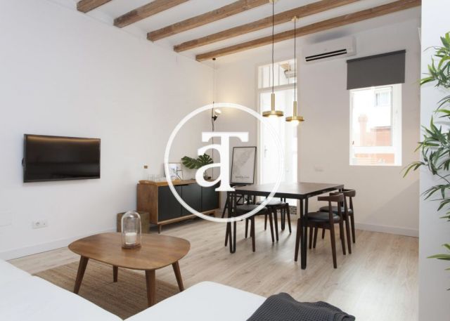 Monthly rental apartment with 1 bedroom apartment in Llibertat street in Barcelona 3