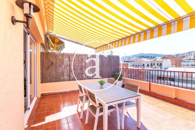 Monthly rental penthouse with 2 bedroom and terrace in Gracia 9
