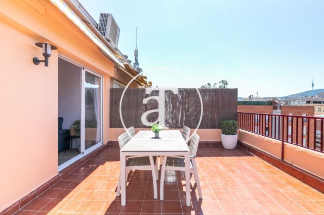 Monthly rental penthouse with 2 bedroom and terrace in Gracia 5