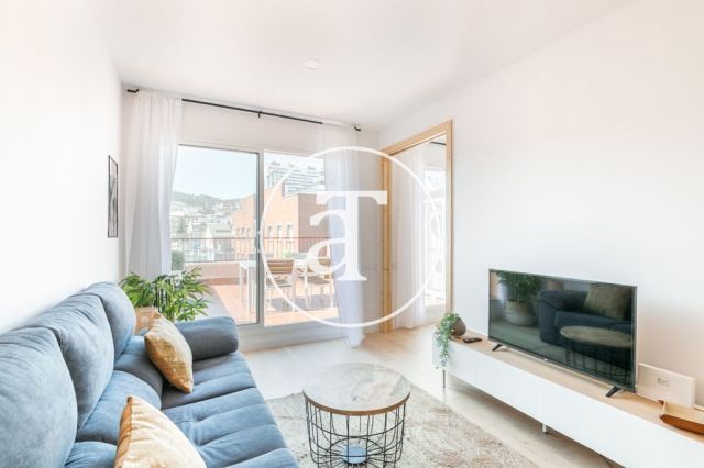 Monthly rental penthouse with 2 bedroom and terrace in Gracia 13