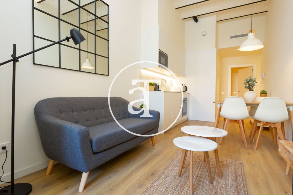 Monthly rental apartment with 1 bedroom in Eixample Dreta 1