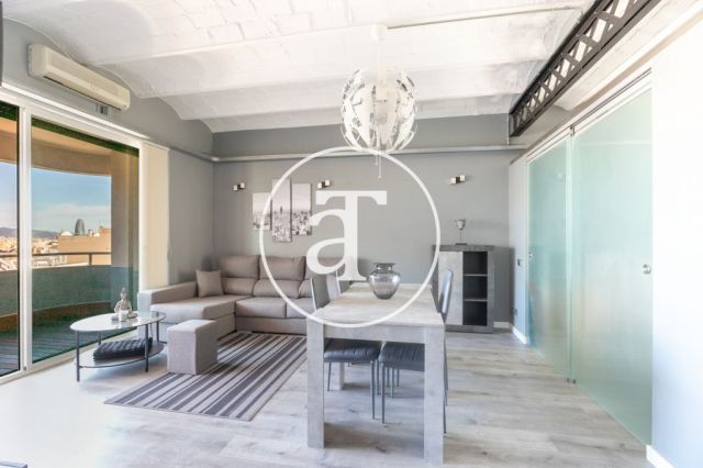 Designer furnished apartment steps from Plaza Catalunya 1