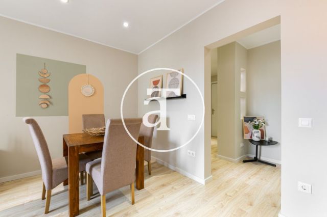 Monthly rental apartment with 2 bedrooms and terrace in Les Corts 7
