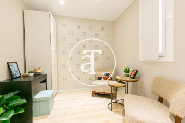 Monthly rental apartment with 2 bedrooms and terrace in Les Corts 19