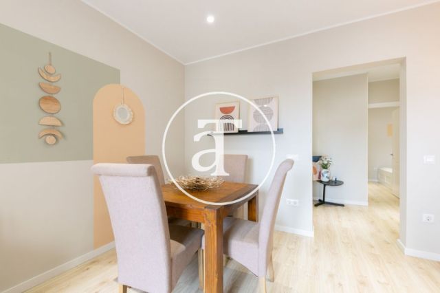 Monthly rental apartment with 2 bedrooms and terrace in Les Corts 8