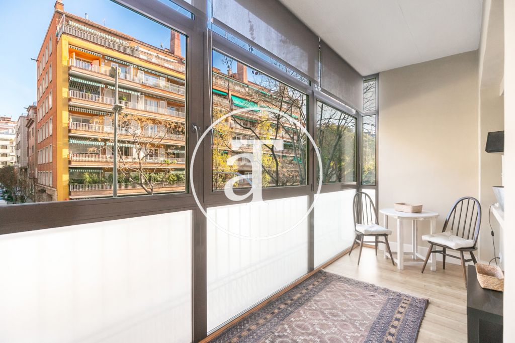 Bright, furnished apartment for rent in Sarriá Sant Gervasi 1