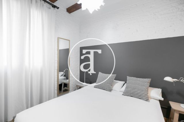 Appartement temporaire à louer avec 1 chambre double à Barceloneta 19