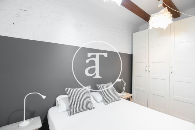 Appartement temporaire à louer avec 1 chambre double à Barceloneta 21