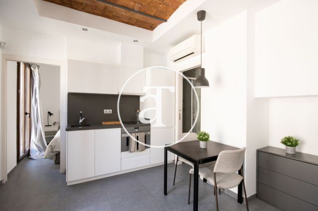 Monthly rental apartment with one bedroom and terrace in La Barceloneta 8