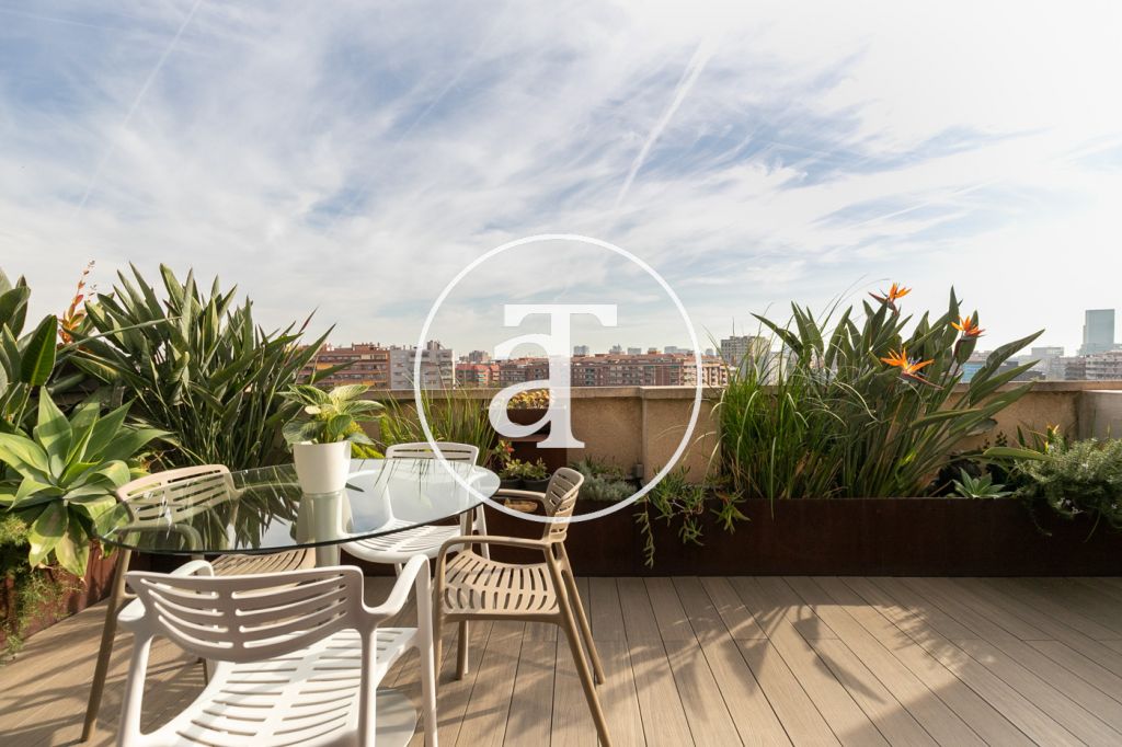 Monthly rental duplex and penthouse with 3 bedrooms and 2 terraces in the Clot 2