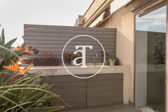 Appartement  de 3 chambres à louer temporairement avec 2 terrasses à El Clot 20